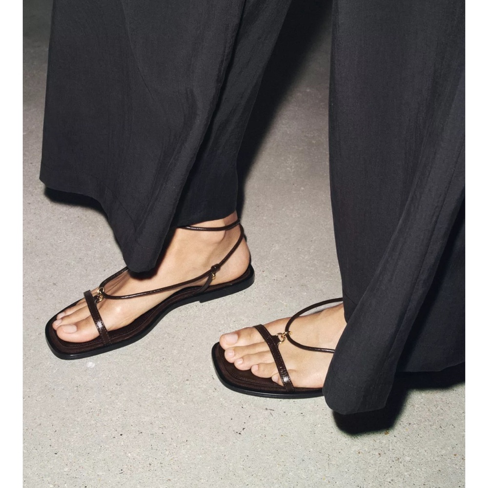 Zara Stylish brown Strappy Sandals